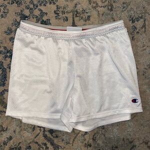 white champion athletic shorts